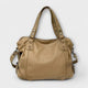 Women's Shoulder Bag with Adjustable Strap in Beige - View 9 | Bellmere