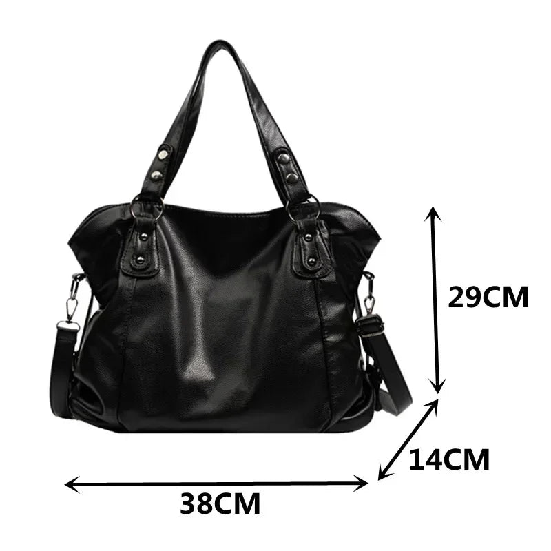 Women's Shoulder Bag with Adjustable Strap in Beige - View 6 | Bellmere