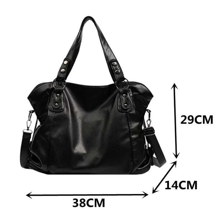 Women's Shoulder Bag with Adjustable Strap in Beige - View 6 | Bellmere