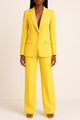 Women's tailored blazer and full-length trouser suit set