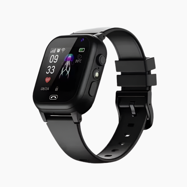 Kids GPS smartwatch with digital display and wristband