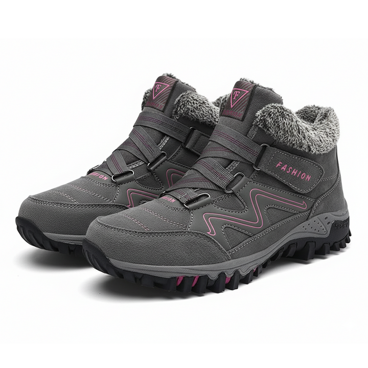 Women's Waterproof Boots in Gray - View 3 | Bellmere