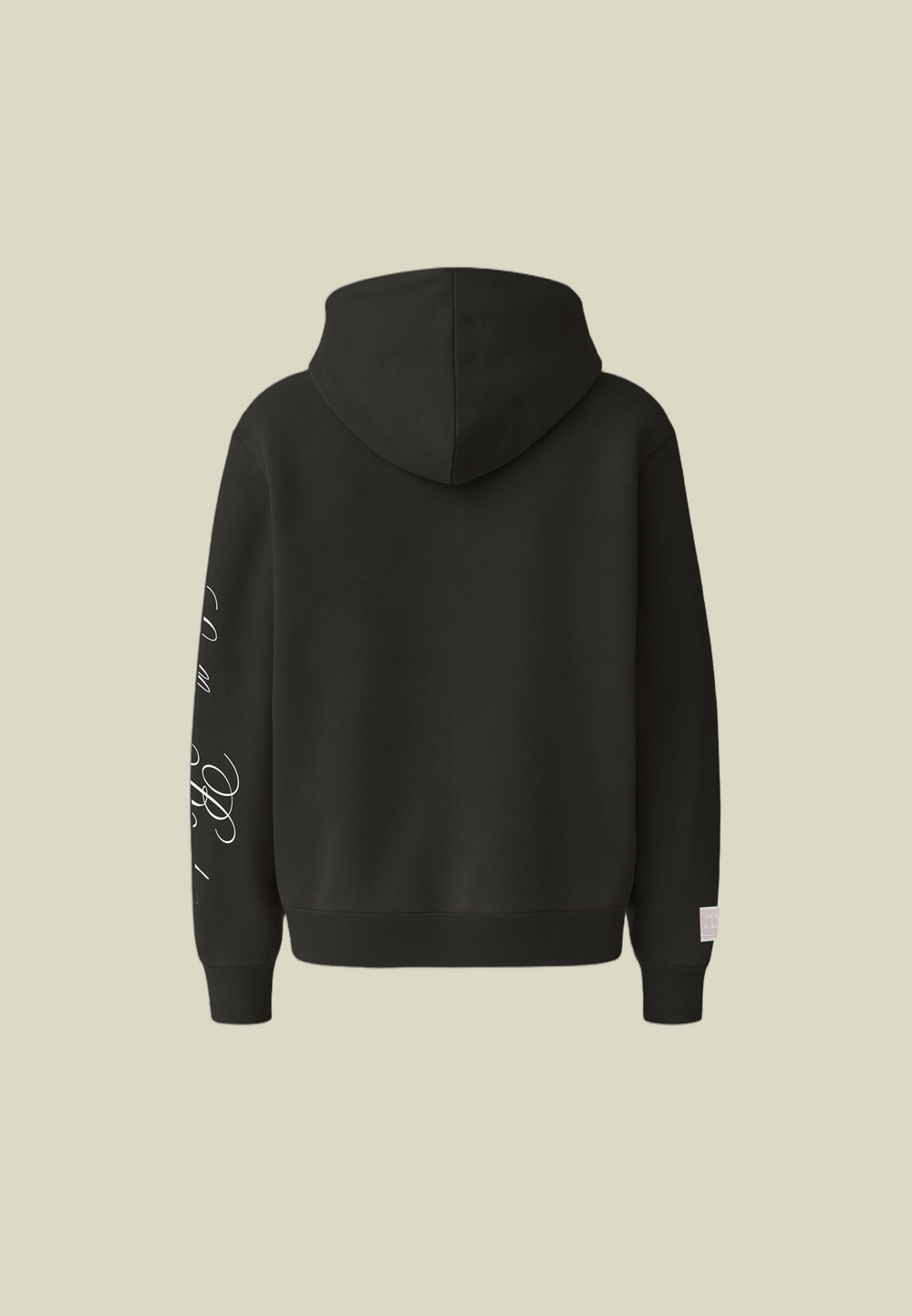 Women's black casual hoodie