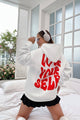 Women's graphic print spring hoodie