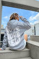 Women's graphic print spring hoodie