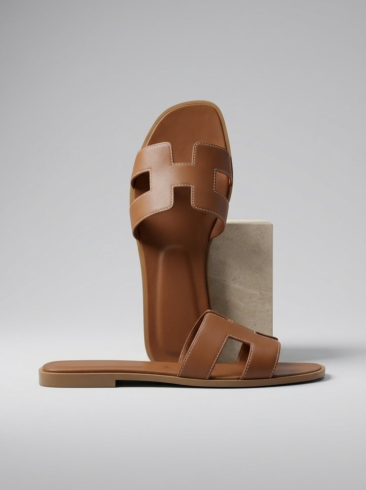 Damer Læder Slippers