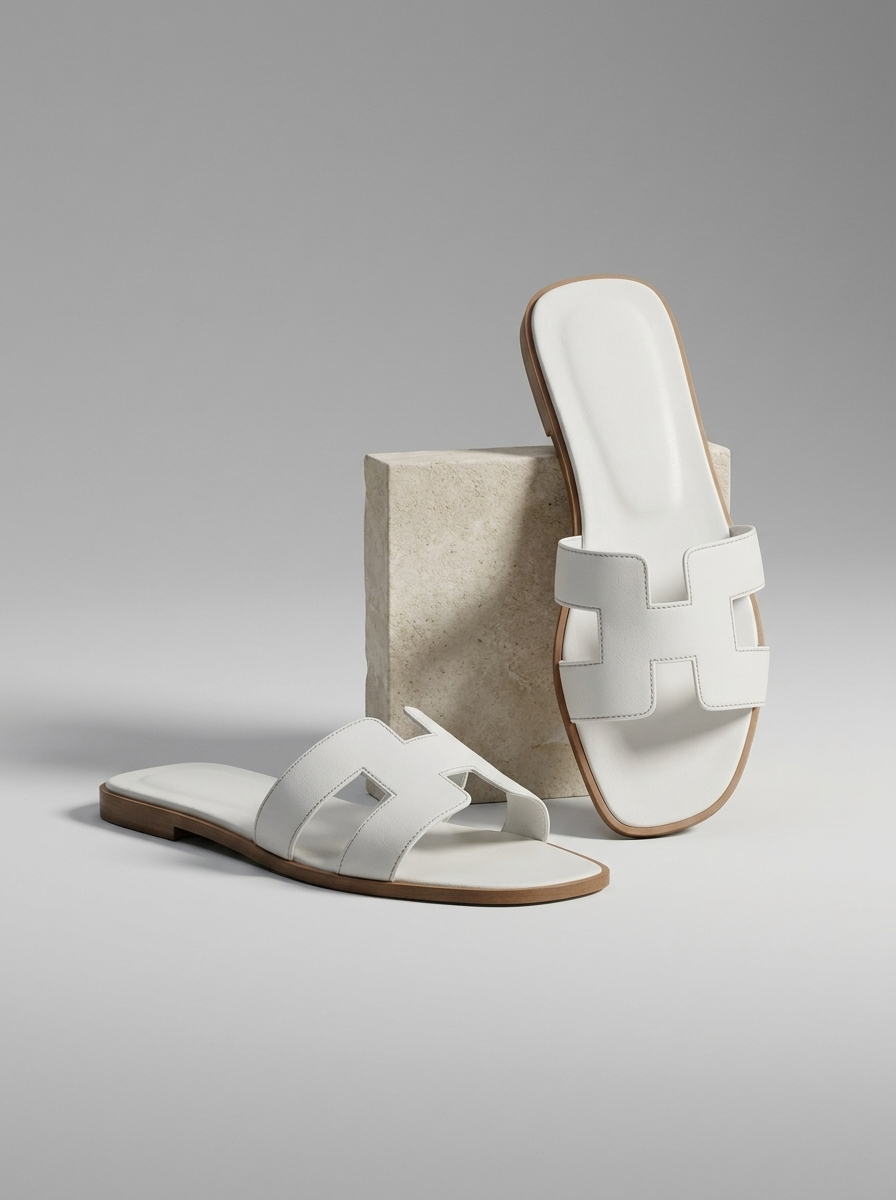 Damer Læder Slippers