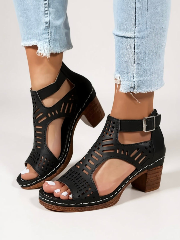 Tallulah | Women's Cutout Heel Sandals
