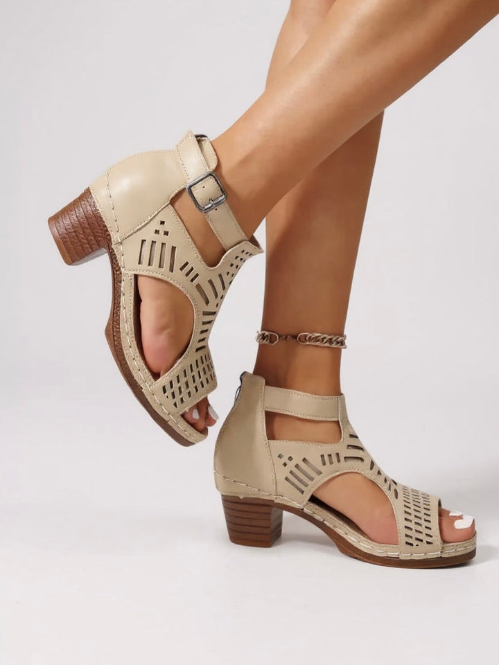Tallulah | Women's Cutout Heel Sandals