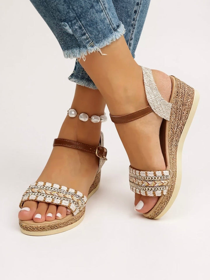 Georgina | Women's Braided Wedge Sandals