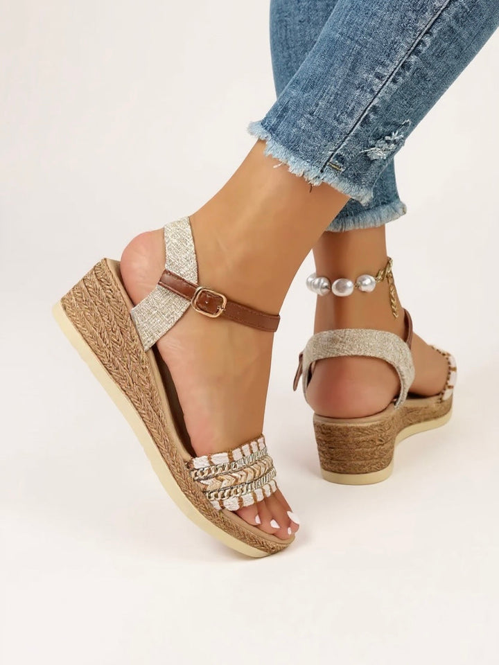 Georgina | Women's Braided Wedge Sandals