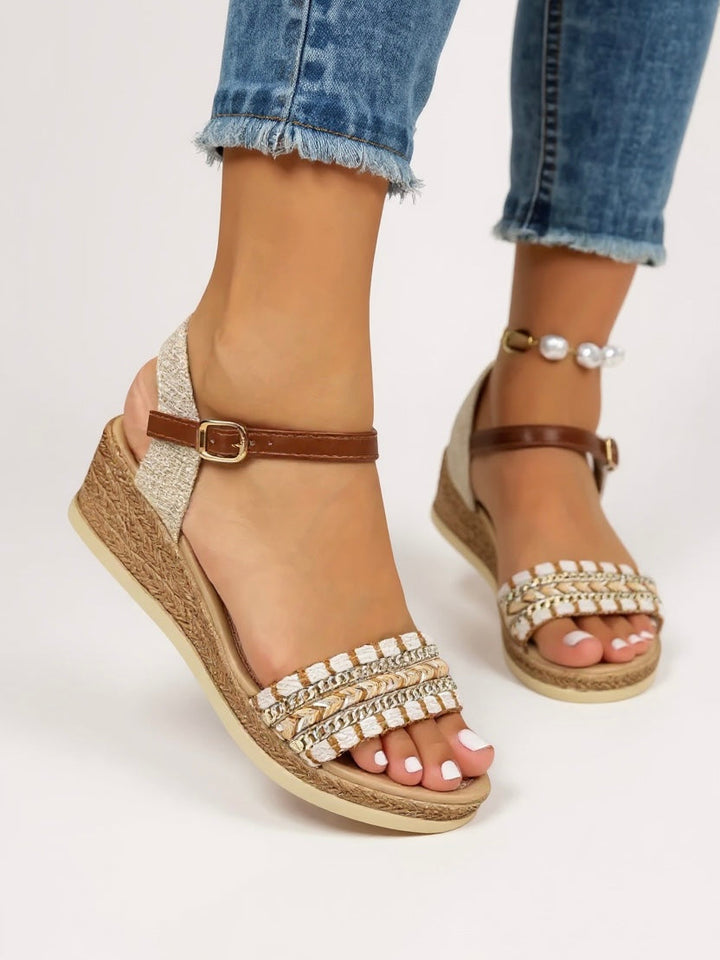 Georgina | Women's Braided Wedge Sandals