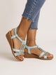 Keira | Women's Embellished Wedge Sandals