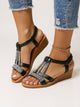 Keira | Women's Embellished Wedge Sandals
