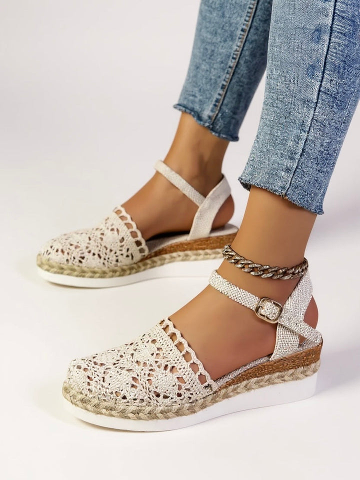 Amaris | Women's Crochet Platform Sandals