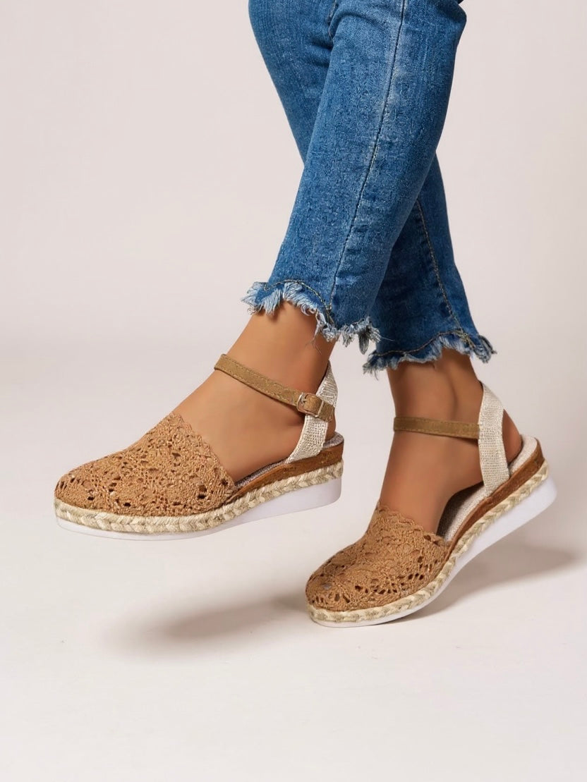 Amaris | Women's Crochet Platform Sandals