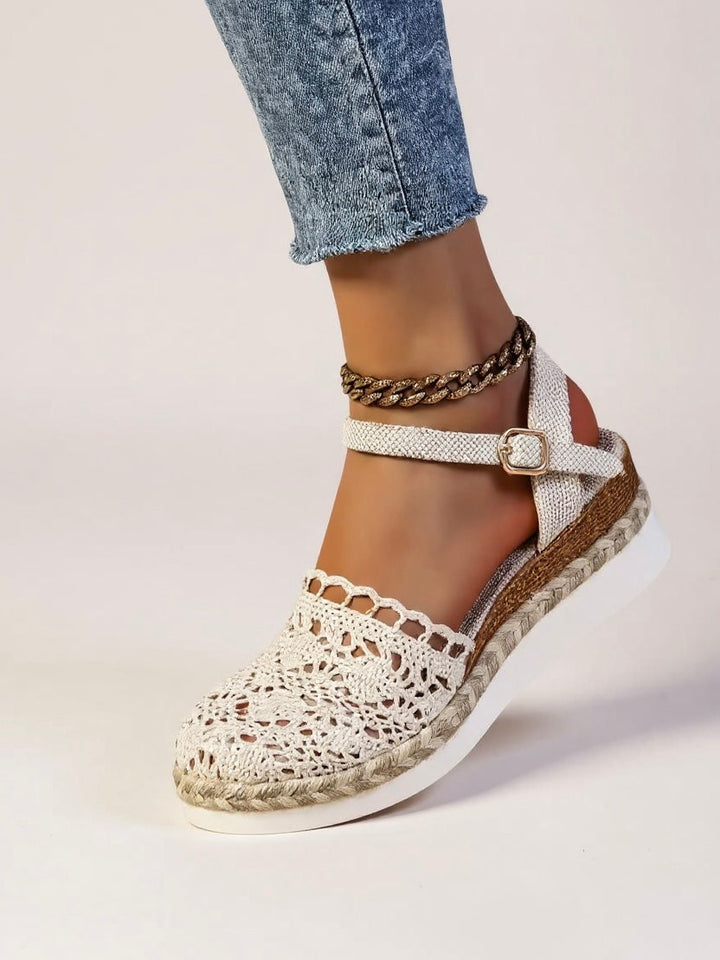 Amaris | Women's Crochet Platform Sandals