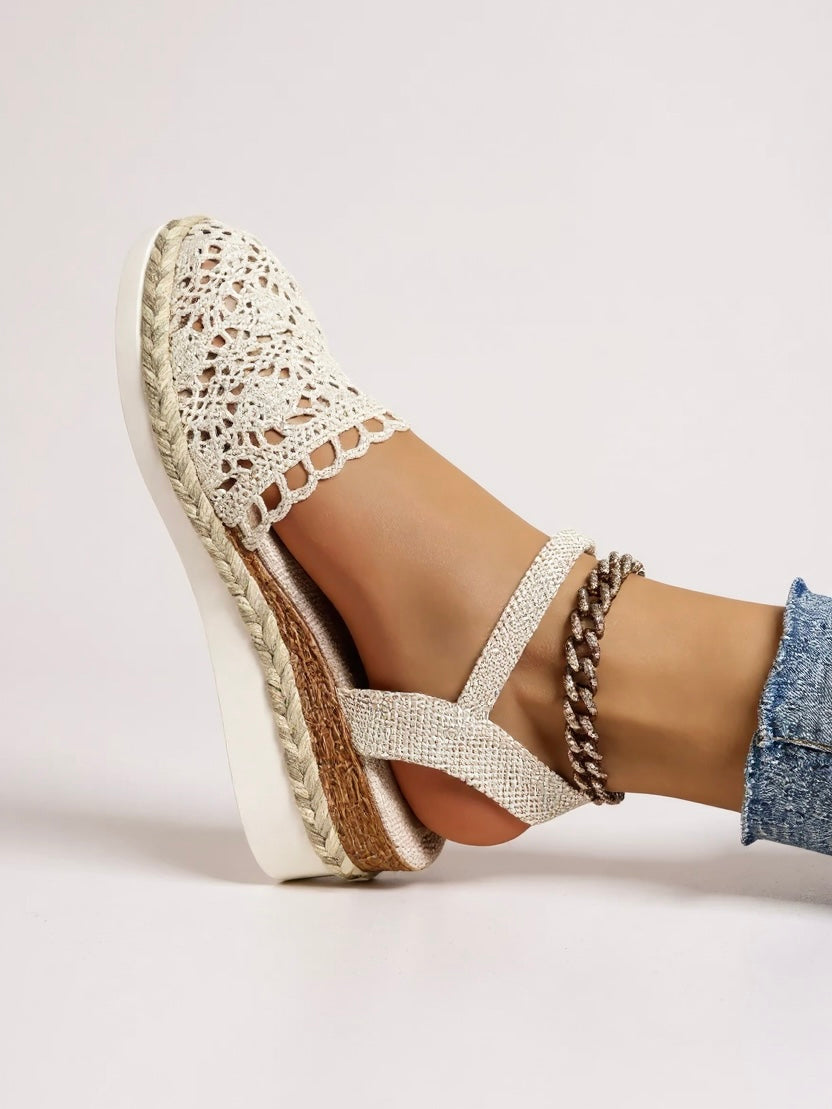 Amaris | Women's Crochet Platform Sandals