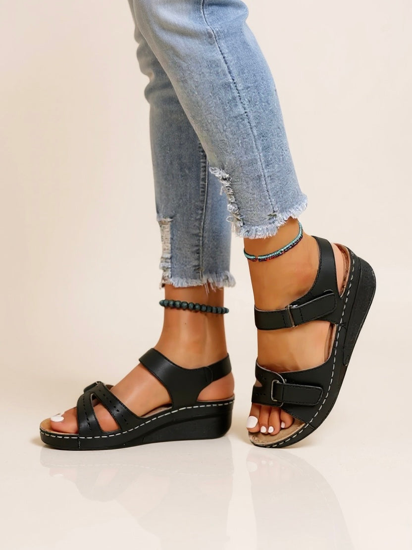 Antonia | Women's Adjustable Wedge Sandals