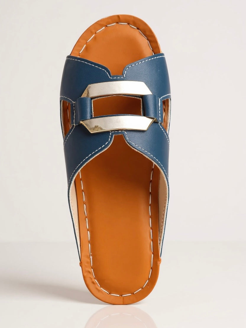 Leah | Women's Double-Buckle Slides