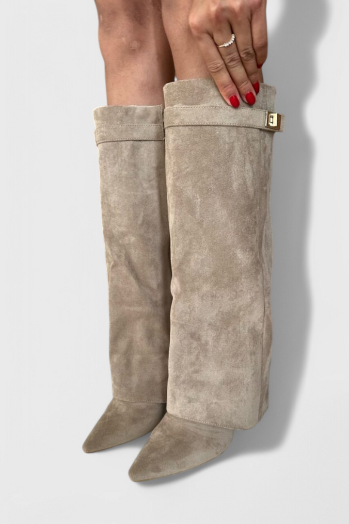 Women's Everyday Boots in Beige - View 6 | Bellmere