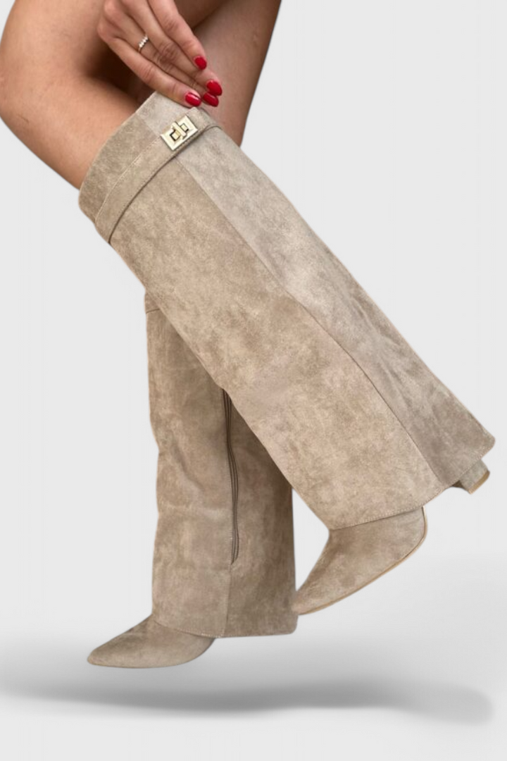 Women's Everyday Boots in Beige - View 7 | Bellmere