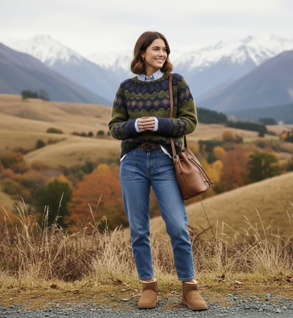 Heritage Nordic knit jumper
