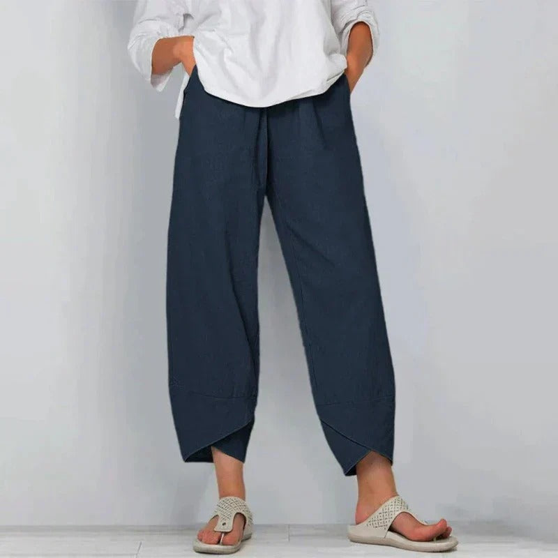Tarni Summer Pants in Khaki | Bellmere