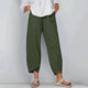 Tarni Summer Pants in Khaki - View 3 | Bellmere