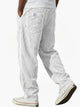 Corduroy trousers with ribbed texture and front pockets