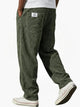Corduroy trousers with ribbed texture and front pockets