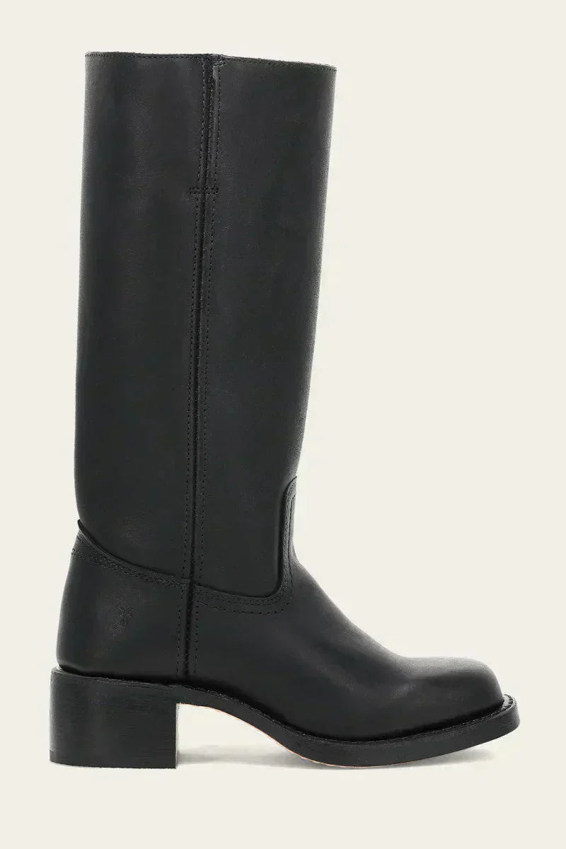 Women's Knee-High Boots with Structured Sole in Brown - View 14 | Bellmere