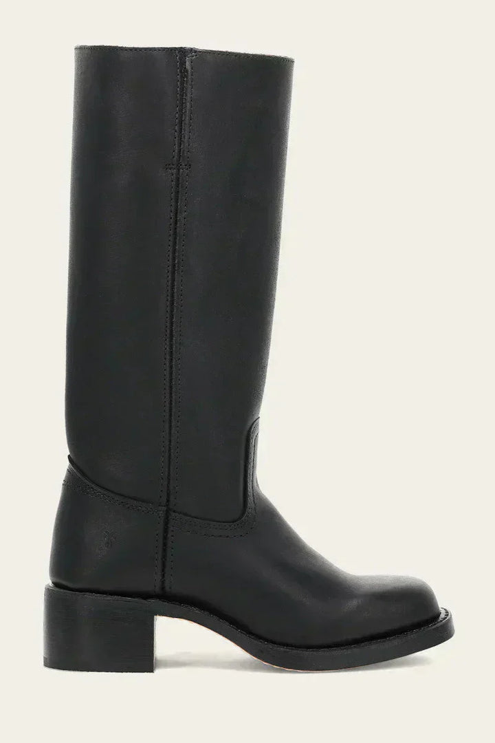 Women's Knee-High Boots with Structured Sole in Brown - View 14 | Bellmere