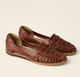 Anahi | Women's Closed-Toe Slip-On Sandals with Woven Detailing and Flat Sole
