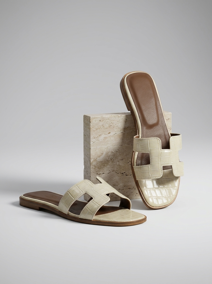 Damer Læder Slippers