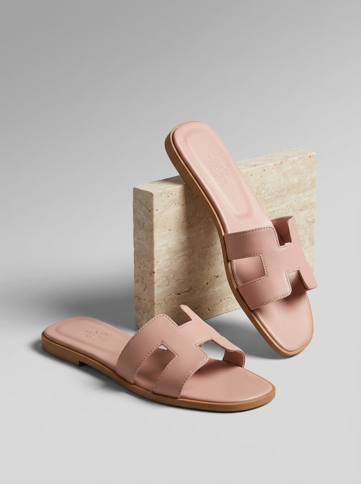 Damer Læder Slippers