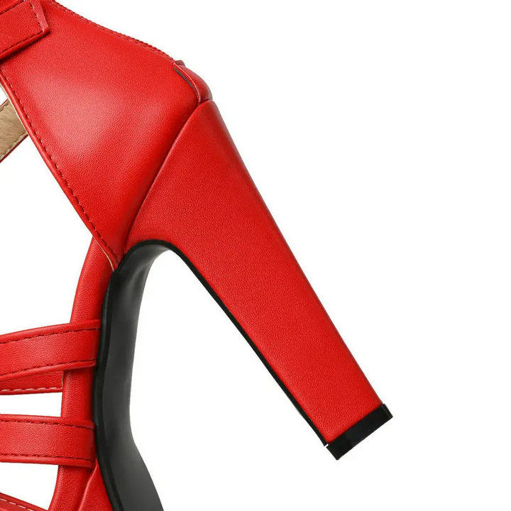 Adria | Women's Lucia Leather Platform Sandals