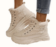 Women's Winter Boots with Cushioned Sole in Khaki | Bellmere