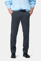 Men's straight leg fine twill trousers shown in navy and olive colourways