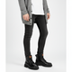 Men's lace-up ankle boots with rugged lug soles and padded collars