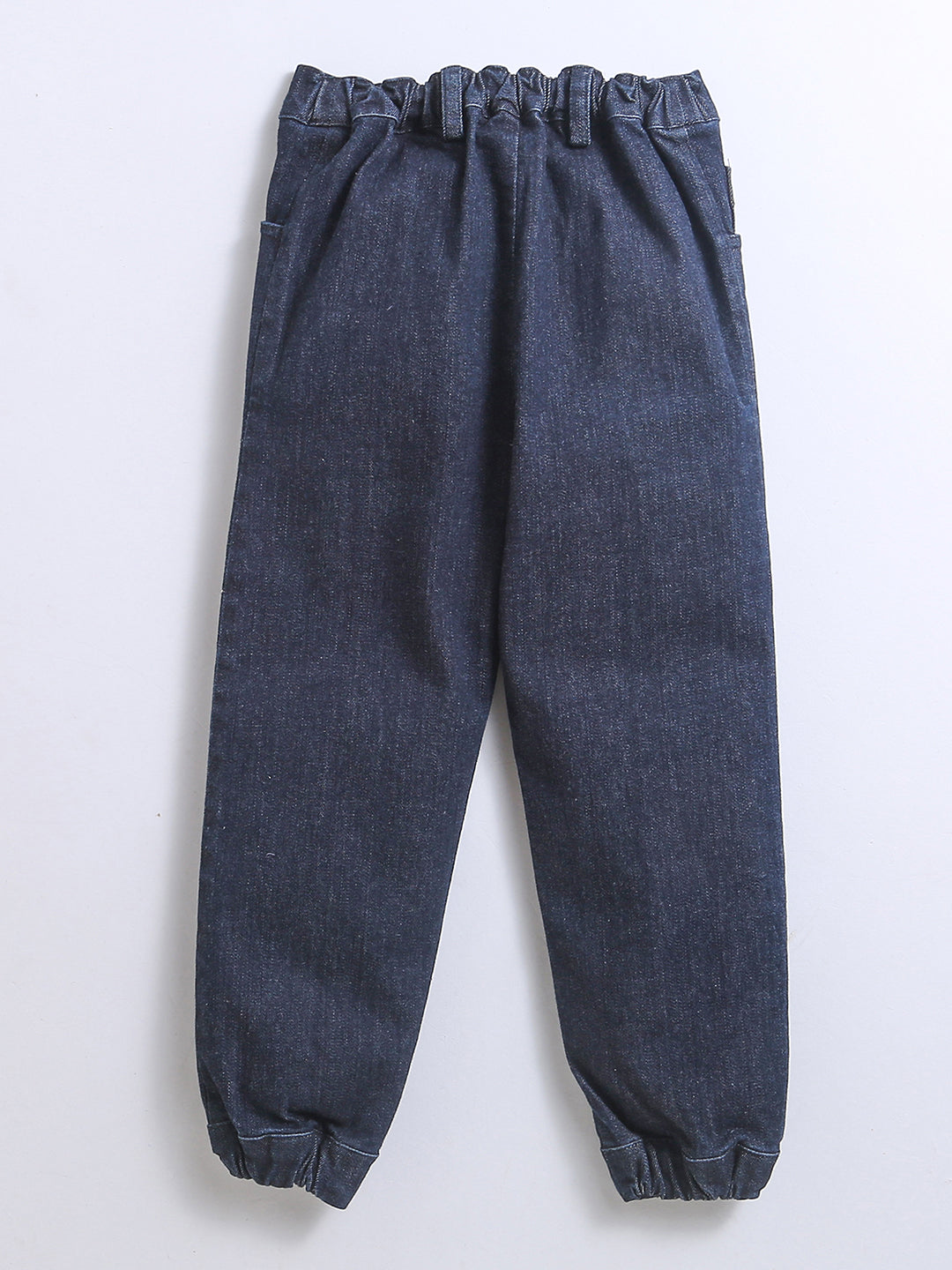 Layered hooded top with striped sleeves and cuffed joggers set