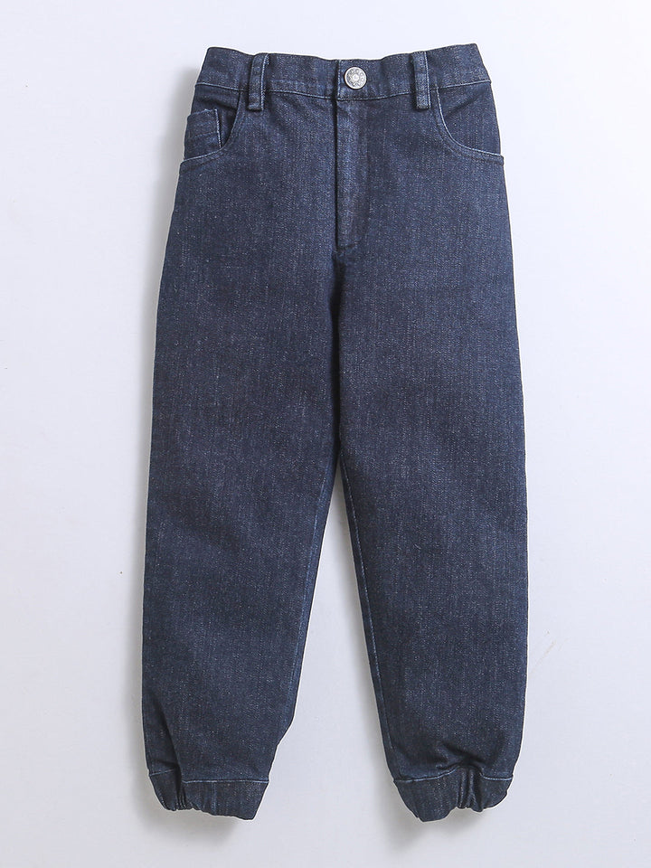 Layered hooded top with striped sleeves and cuffed joggers set