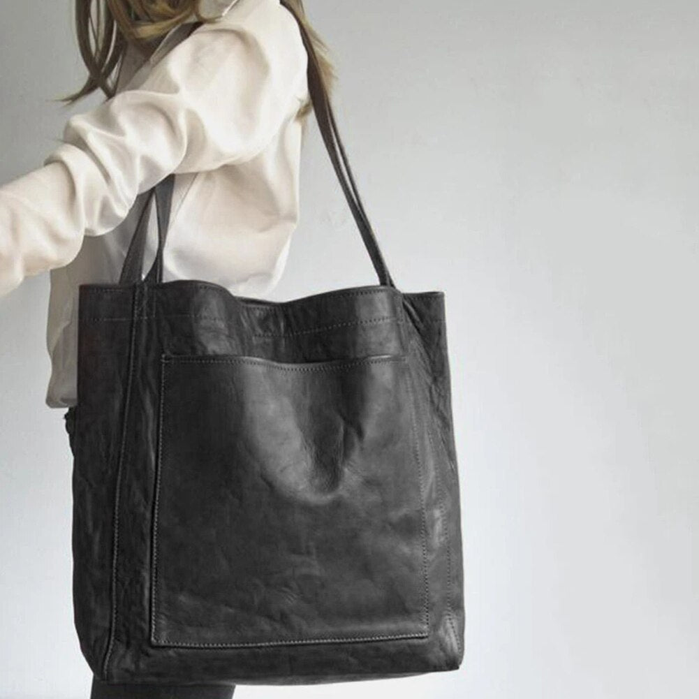Women's Structured Shoulder Bag in Brown - View 6 | Bellmere