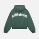 Women's hooded hoodie with long sleeves and kangaroo pocket