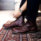 Unisex ankle-height lace-up boots