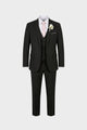Three-piece suit with jacket waistcoat and matching trousers