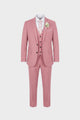 Three-piece suit with jacket waistcoat and matching trousers
