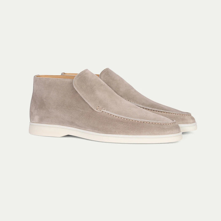 Classic slip-on loafers with front trim detail