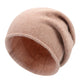 Relaxed Fit Casual Knit Beanie in Off-White - View 7 | Bellmere