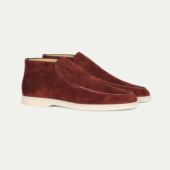 Classic slip-on loafers with front trim detail